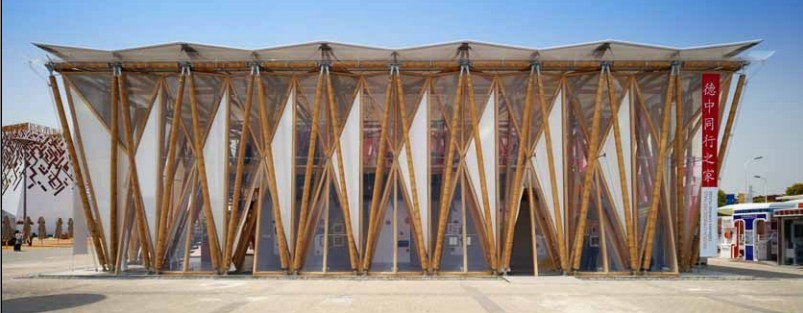 “德中同行之家”——2010世博會(huì)全竹結(jié)構(gòu)展館